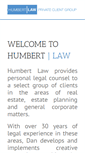 Mobile Screenshot of humbertlaw.com